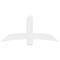 Ekena Millwork Bellingham Architectural Grade PVC Gable Bracket, 60"W x 27 1/2"H x 6"D x 6"F, 11/12 Pitch GBP060X28X0606BEL00 - alternate 5